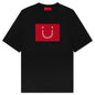 Embroidered Stars S/S T-Shirt - Black