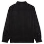 Viscose Button Up W/Bleach - Black