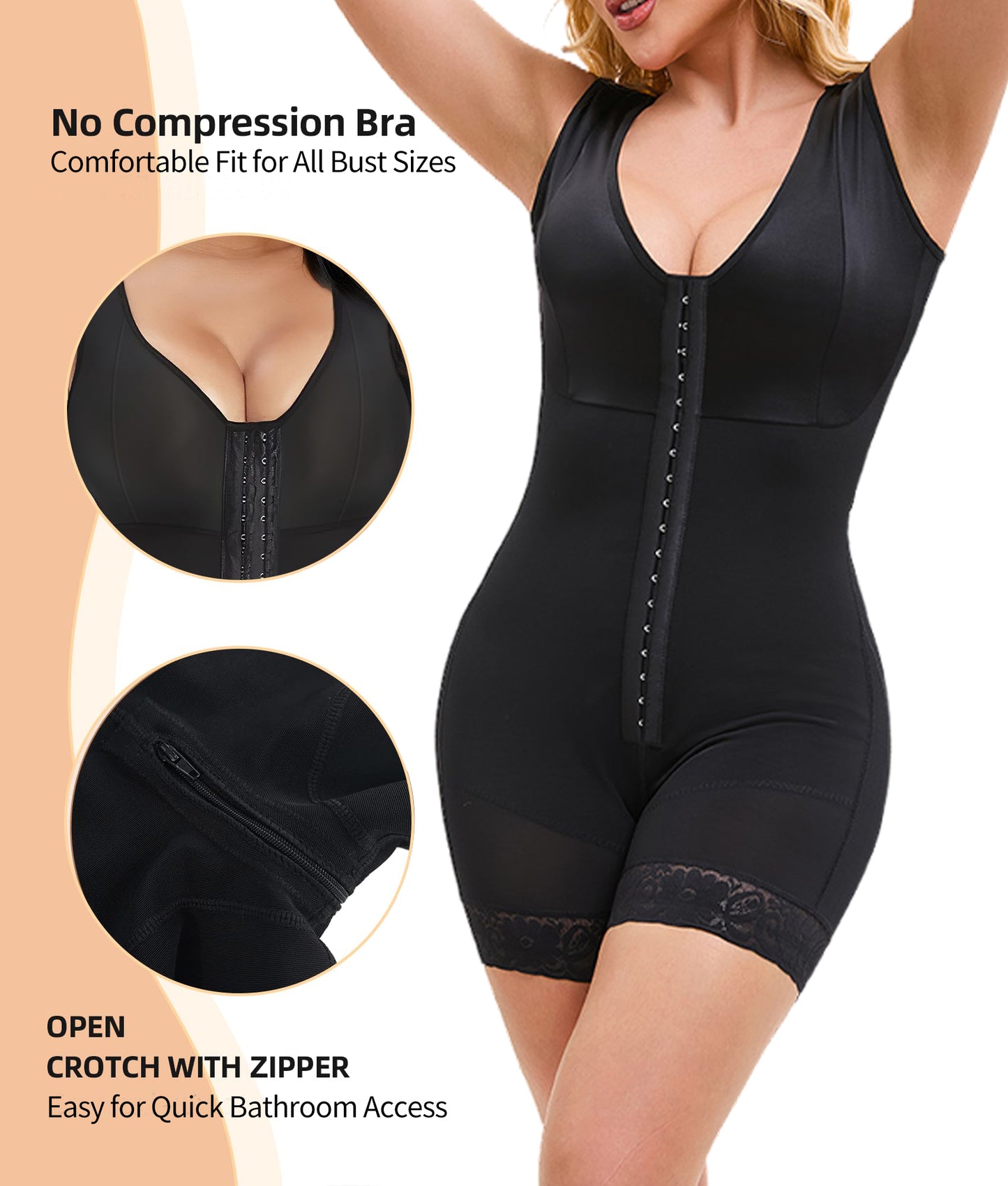 Fajas Colombiana Shapewear Women Tummy Control Bodysuit