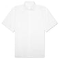 Cotton Voile Shirt With Stripes - White