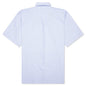 Crest Logo Stripe Shirt - Light Blue