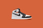 Air Jordan 1 Retro High OG (GS) - White/Electro Orange