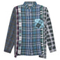 7 Cuts Wide Flannel Shirt - Assorted