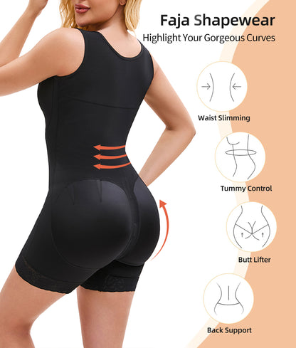 Fajas Colombiana Shapewear Women Tummy Control Bodysuit