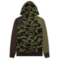 1st Camo Crazy College Full Zip Hoodie - Green
