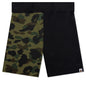1st Camo Back Shark Sweat Shorts - Green