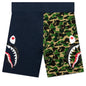Abc Camo Side Shark Sweat Shorts - Green