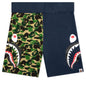 Abc Camo Side Shark Sweat Shorts - Green