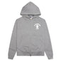 College Relaxed Fit Full Zip Hoodie - Gray