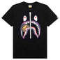 Color Camo Milo Shark Tee - Black/Purple
