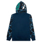 Color Camo Panda Full Zip Hoodie - Navy