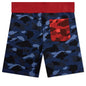 Crazy Camo Shark Sweat Shorts - Purple