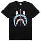 Honeycomb Camo Shark Tee - Black/Blue