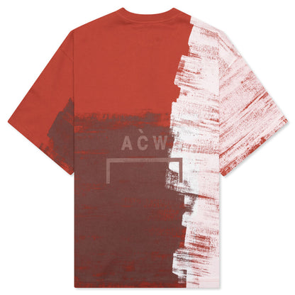 Brush Stroke S/S T-Shirt - Rust Oxide