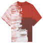 Brush Stroke S/S T-Shirt - Rust Oxide
