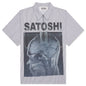 A Lot on My Mind Oversized Workshirt - Grey Stripes