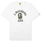 Abc Camo College Tee - White/Green