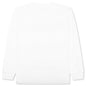 Abc Camo Japanese Letters L/S Tee - White/Green