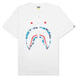 ABC Camo Shark Tee - White/Blue