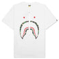 ABC Camo Shark Tee - White/Green