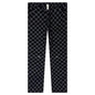 Abc. Diamond Chain Stitch Quilted Wool Zipper Breakaway Pants - Navy