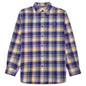 Flannel Shirt - Purple/Mustard Yellow