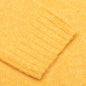 Crew Neck Knitted Sweater - Yellow