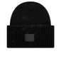 Kid's Ribbed Beanie Hat - Black