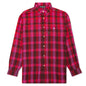 L/S Shirt - Fuchsia Pink/Wine Red