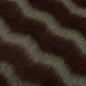 Striped Fuzzy Sweater - Brown/Military
