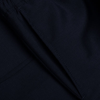 Mohair-Blend Trousers - Navy