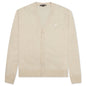 Wool Knit Cardigan - Oatmeal/Melange