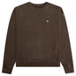 Crew Neck Sweatshirt - Coffee Brown