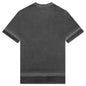 Needle Logo Layered T-Shirt - Charcoal