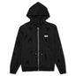 Mask Hoodie Zip-Up - Black