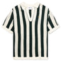 Adidas Originals x CLOT Knit Polo by Edison Chen - Green Night/Cream White