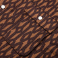 Adidas Originals x Ivy Park Denim Monogram Jacket - Wild Brown/Night Red