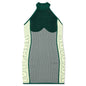 Adidas Originals x Ivy Park Knitted Logo Dress - Dark Green/Green Tint