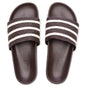 Adidas Originals x Wales Bonner Adilette - Dark Brown/Wonder White/Night Brown