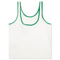 Women's Adidas x Sporty & Rich Tank Top - Off White/Green