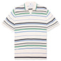 Adidas x Wales Bonner Knit Polo - Wonder White/Green/Blue Bird