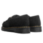 Adrian Snaffle - Black Napped Suede/Beige Contrast Hair On