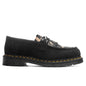 Adrian Snaffle - Black Napped Suede/Beige Contrast Hair On