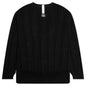 Cableknit Cardigan - Anthracite Black