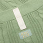Cableknit Cardigan-Aventurine Green
