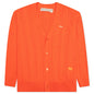 Cableknit Cardigan - Carnelian Orange