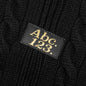 Cableknit Crewneck - Anthracite Black