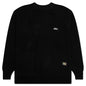 Ribbed Crewneck - Anthracite Black