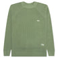 Ribbed Crewneck - Aventurine Green