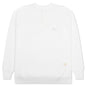 Ribbed Crewneck - Selenite White